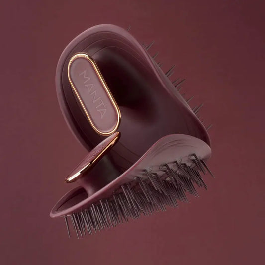 MANTA BRUSH BURGUNDY/ROSE GOLD