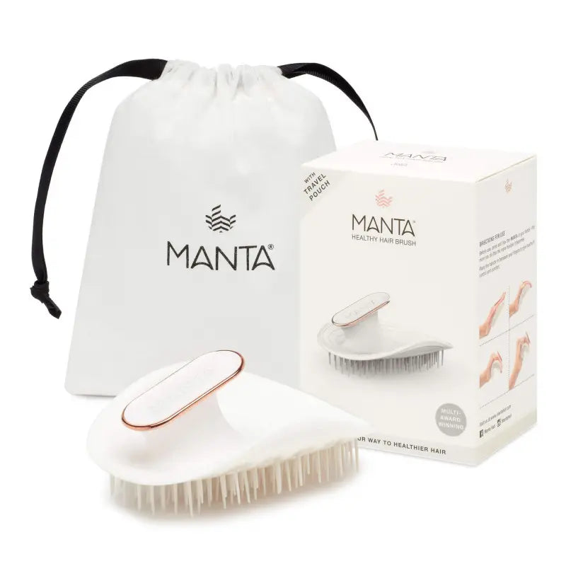 MANTA BRUSH WHITE/ROSE GOLD